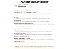 PARENT CHEATSHEET + GAME FLASHCARDS